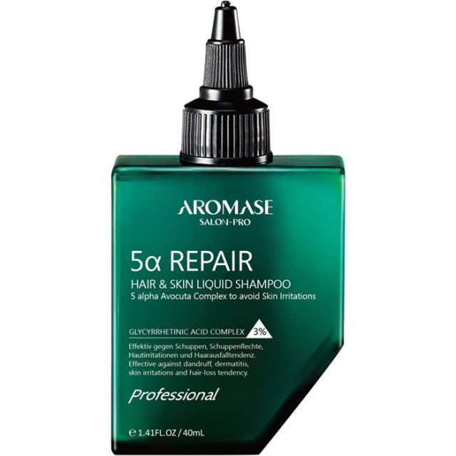 AROMASE Salon-Pro 5a Repair Hair & Skin Liquid Shampoo 260 ml.